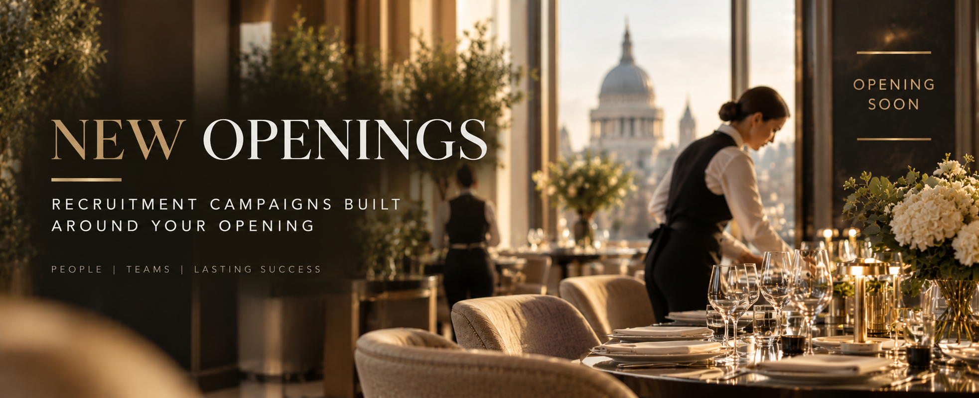 New hospitality openings and recruitment campaigns in London